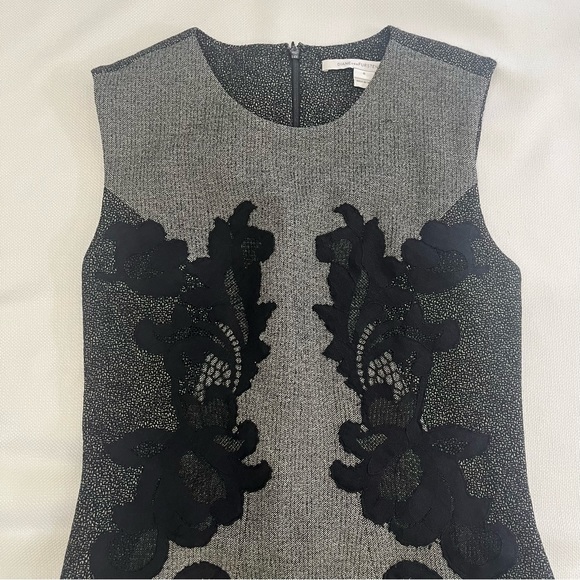 Diane Von Furstenberg Pentra Mini Weave Jacquard Dress Size 6 - Picture 11 of 16